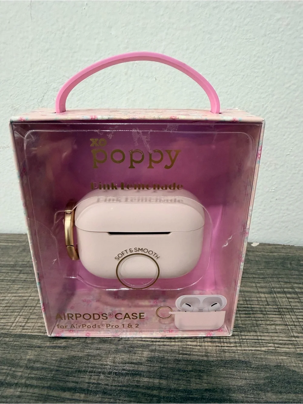 XO Poppy AirPods Pro Case 1 & 2 - Pink